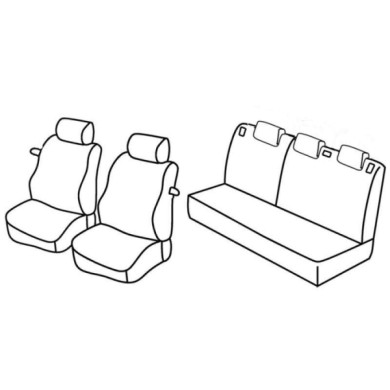 QC16007.JPG Set Coprisedili Superior Nocciola Ford Fiesta 3p Serie 16000 Coprisedili Su Misura Qc16007a