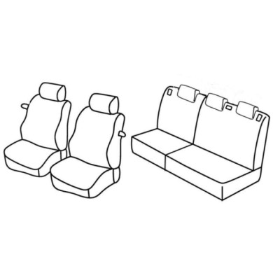 QC16010.JPG Set Coprisedili Superior Nocciola Ford Fiesta 3p Serie 16000 Coprisedili Su Misura Qc16010a
