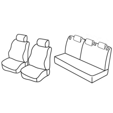 QC16014.JPG Set Coprisedili Superior Nocciola Ford Fiesta 5p Serie 16000 Coprisedili Su Misura Qc16014a