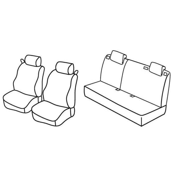 QC16048.JPG Set Coprisedili Superior Beige Ford Fiesta 3p Serie 16000 Coprisedili Su Misura Qc16048b