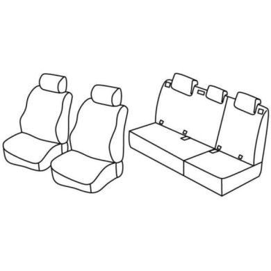 QC20105.JPG Set Coprisedili Superior Nocciola Kia Picanto Serie 20000 Coprisedili Su Misura