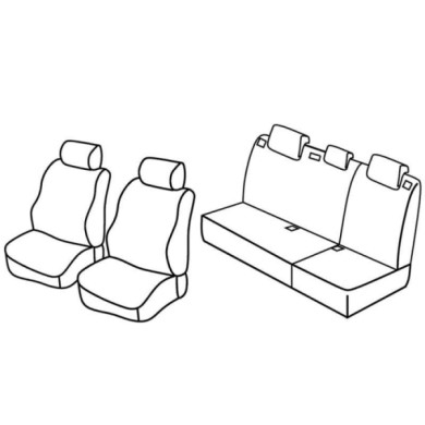 QC20106.JPG Set Coprisedili Superior Beige Kia Picanto 5p Serie 20000 Coprisedili Su Misura Qc20106b
