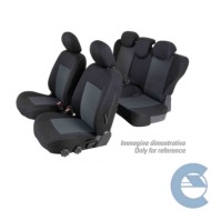 Set Coprisedili Superior Nero/grigio Opel Corsa C 3p Serie 28000 Coprisedili Su Misura Qc28037f