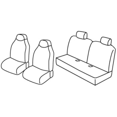 QC29001.JPG Set Coprisedili Superior Grigio/nero C1 3p-c1 5p-107 3p-107 5p-aygo 3p-aygo 5p Serie 29000 Coprisedili Su Misura Qc2