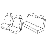 QC30101.JPG Set Coprisedili Superior Beige Renault Clio Ii 3p Serie 30000 Coprisedili Su Misura Qc30101b
