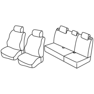 QC30110.JPG Set Coprisedili Superior Nocciola Renault Clio Ii Storia Serie 30000 Coprisedili Su Misura
