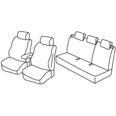 QC30117.JPG Set Coprisedili Superior Nocciola Renault Clio Iii 5p Serie 30000 Coprisedili Su Misura Qc30117a