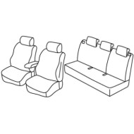 QC30117.JPG Set Coprisedili Superior Nocciola Renault Clio Iii 5p Serie 30000 Coprisedili Su Misura Qc30117a