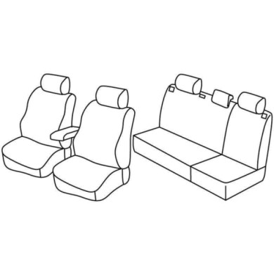 QC32003.JPG Set Coprisedili Superior Nocciola Skoda Fabia 5p Serie 32000 Coprisedili Su Misura Qc32003a
