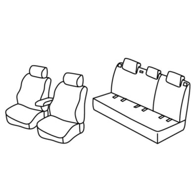 QC32007.JPG Set Coprisedili Superior Nocciola Skoda Fabia 5p Serie 32000 Coprisedili Su Misura Qc32007a