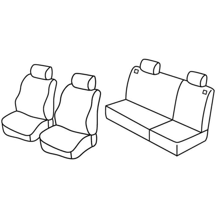QC37087.JPG Set Coprisedili Superior Nero/grigio Volkswagen Polo 3p-polo 5p Serie 37000 Coprisedili Su Misura Qc37087f