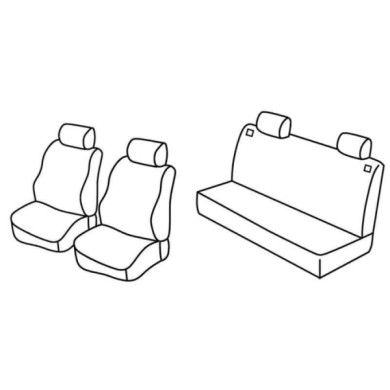 QC37088.JPG Set Coprisedili Superior Grigio/nero Volkswagen Polo 3p-polo 5p Serie 37000 Coprisedili Su Misura Qc37088c