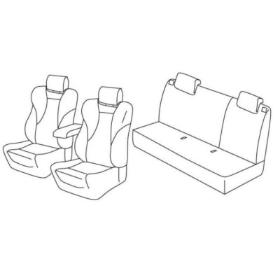 QD11001.JPG Set Coprisedili Superior Grigio/nero Audi A1 3p Serie 11000 Coprisedili Su Misura Qd11001c