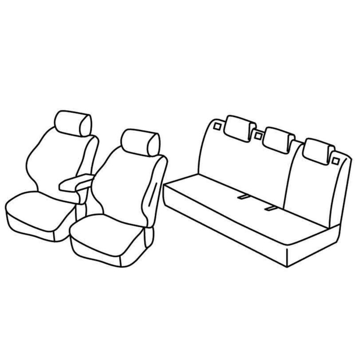 QD11003.JPG Set Coprisedili Superior Nero/blu Audi A1 Sportback Serie 11000 Coprisedili Su Misura Qd11003d