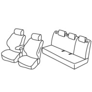 QD11003.JPG Set Coprisedili Superior Nero/blu Audi A1 Sportback Serie 11000 Coprisedili Su Misura Qd11003d
