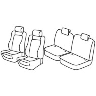 QD13011.JPG Set Coprisedili Superior Nero/blu Citroen C2 Serie 13000 Coprisedili Su Misura Qd13011d