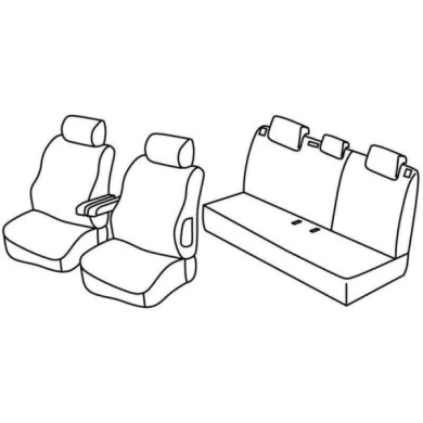 QD13014.JPG Set Coprisedili Superior Nocciola Citroen C3-c3 Classic Serie 13000 Coprisedili Su Misura Qd13014a