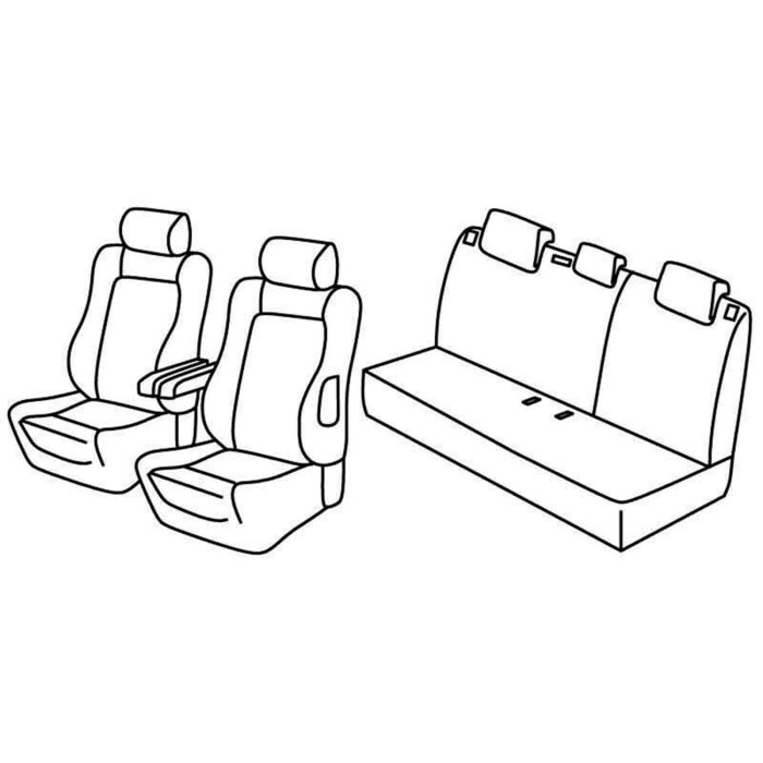 QD13016.JPG Set Coprisedili Superior Nocciola Citroen C3-c3 Classic Serie 13000 Coprisedili Su Misura