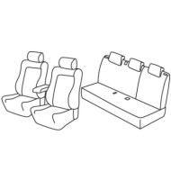 QD13018.JPG Set Coprisedili Superior Nero/rosso Citroen C3 Serie 13000 Coprisedili Su Misura Qd13018e