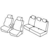 QD13019.JPG Set Coprisedili Superior Nero/rosso Citroen C3 Picasso Serie 13000 Coprisedili Su Misura Qd13019e
