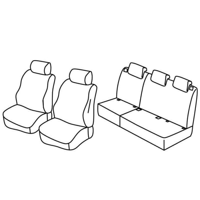 QD13020.JPG Set Coprisedili Superior Nero/blu Citroen C3 Picasso Serie 13000 Coprisedili Su Misura Qd13020d
