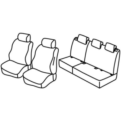 QD13078.JPG Set Coprisedili Superior Nero/blu Citroen C3 Picasso Serie 13000 Coprisedili Su Misura