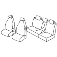 QD15004.JPG Set Coprisedili Superior Grigio/nero Fiat 500l Serie 15000 Coprisedili Su Misura Qd15004c