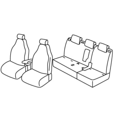 QD15050.JPG Set Coprisedili Superior Beige Fiat 500l Cross-500l Trekking Serie 15000 Coprisedili Su Misura Qd15050b