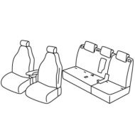 QD15050.JPG Set Coprisedili Superior Beige Fiat 500l Cross-500l Trekking Serie 15000 Coprisedili Su Misura Qd15050b