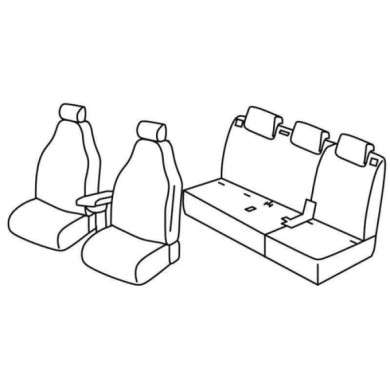 QD15060.JPG Set Coprisedili Superior Nocciola Fiat 500l Serie 15000 Coprisedili Su Misura
