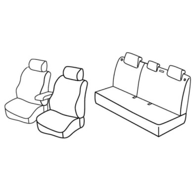 QD20111.JPG Set Coprisedili Superior Nocciola Kia Rio 5p Serie 20000 Coprisedili Su Misura Qd20111a