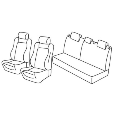 QD21005.JPG Set Coprisedili Superior Nero/blu Lancia Ypsilon 5p Serie 21000 Coprisedili Su Misura