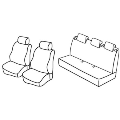 QD27006.JPG Set Coprisedili Superior Nocciola Nissan Micra 5p Serie 27000 Coprisedili Su Misura Qd27006a