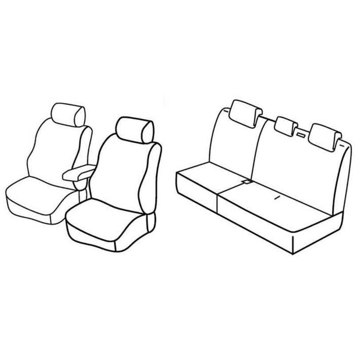 QD27009.JPG Set Coprisedili Superior Beige Nissan Micra Serie 27000 Coprisedili Su Misura Qd27009b