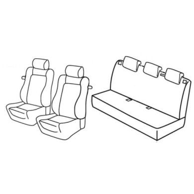 QD28044.JPG Set Coprisedili Superior Nero/rosso Opel Corsa D 3p Serie 28000 Coprisedili Su Misura Qd28044e