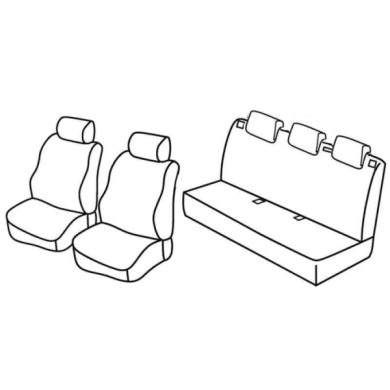 QD28046.JPG Set Coprisedili Superior Nocciola Opel Corsa D 5p Serie 28000 Coprisedili Su Misura Qd28046a