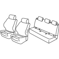 QD28086.JPG Set Coprisedili Superior Nocciola Opel Corsa E 5p Serie 28000 Coprisedili Su Misura Qd28086a