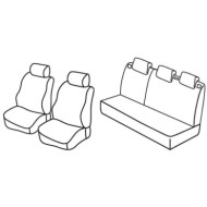 QD29009.JPG Set Coprisedili Superior Nocciola Peugeot 206 3p-206 5p-206 Plus 3p-206 Plus 5p Serie 29000 Coprisedili Su Misura Qd