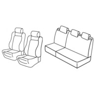 QD29013.JPG Set Coprisedili Superior Beige Peugeot 206 3p-206 5p Serie 29000 Coprisedili Su Misura