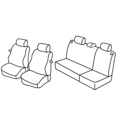 QD31005.JPG Set Coprisedili Superior Nocciola Seat Ibiza 3p Serie 31000 Coprisedili Su Misura Qd31005a