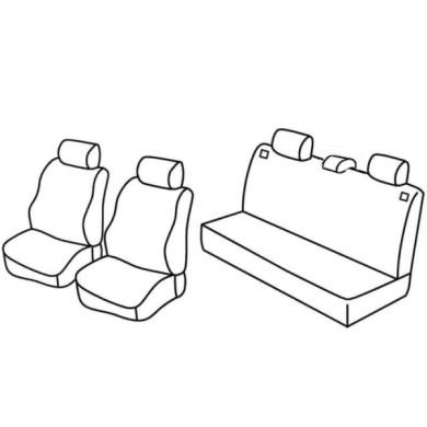 QD31007.JPG Set Coprisedili Superior Grigio/nero Seat Ibiza 5p Serie 31000 Coprisedili Su Misura Qd31007c