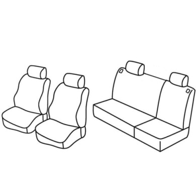 QD31009.JPG Set Coprisedili Superior Nero/rosso Seat Ibiza 5p Serie 31000 Coprisedili Su Misura Qd31009e