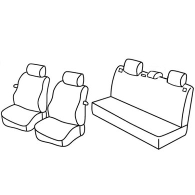 QD31013.JPG Set Coprisedili Superior Grigio/nero Seat Ibiza 3p Serie 31000 Coprisedili Su Misura Qd31013c