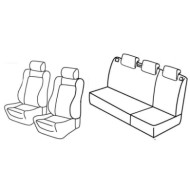 QD31023.JPG Set Coprisedili Superior Nero/rosso Seat Ibiza 5p Serie 31000 Coprisedili Su Misura Qd31023e
