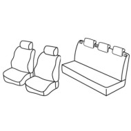 QD31024.JPG Set Coprisedili Superior Grigio/nero Seat Ibiza 5p Serie 31000 Coprisedili Su Misura Qd31024c