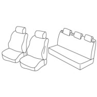 QD31032.JPG Set Coprisedili Superior Nero/grigio Seat Ibiza 5p Serie 31000 Coprisedili Su Misura Qd31032f