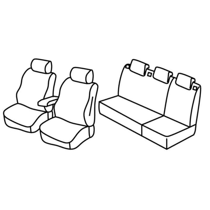 QD31034.JPG Set Coprisedili Superior Nocciola Seat Ibiza 5p Serie 31000 Coprisedili Su Misura Qd31034a