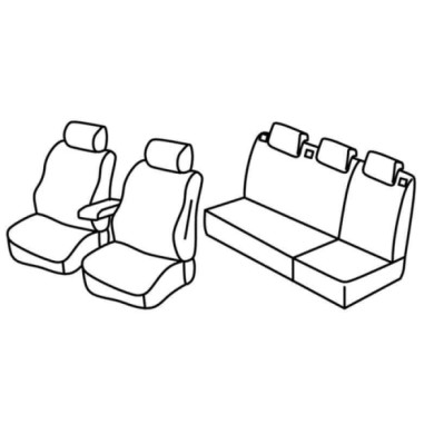 QD31034.JPG Set Coprisedili Superior Grigio/nero Seat Ibiza 5p Serie 31000 Coprisedili Su Misura Qd31034c