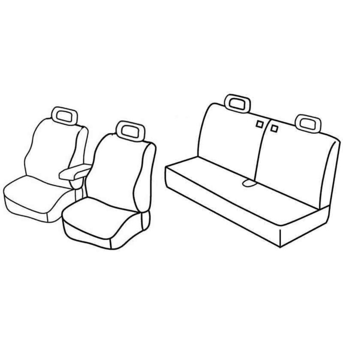 QD35005.JPG Set Coprisedili Superior Grigio/nero Suzuki Jimny 3p Serie 35000 Coprisedili Su Misura Qd35005c