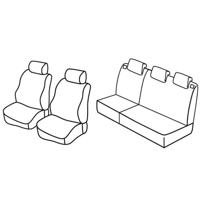 QD35007.JPG Set Coprisedili Superior Nero/grigio Suzuki Swift 3p Serie 35000 Coprisedili Su Misura Qd35007f